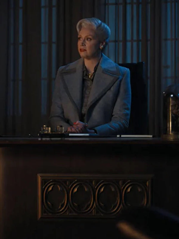 Wednesday Grey Wool Coat