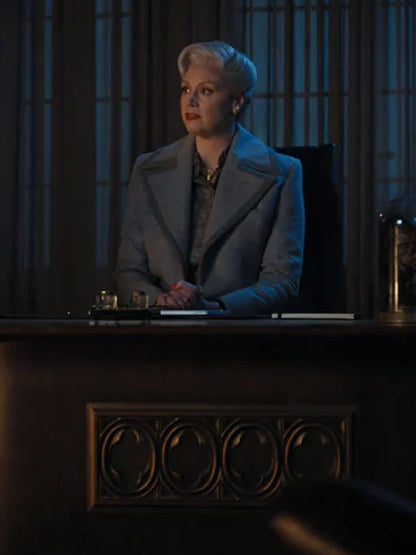 Wednesday Grey Wool Coat