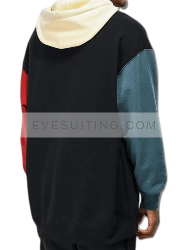 Welcome Black ,Red & Blue Pullover Hoodie