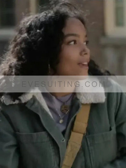 Whitney Peak Hocus Pocus 2 Becca Green Cotton Jacket