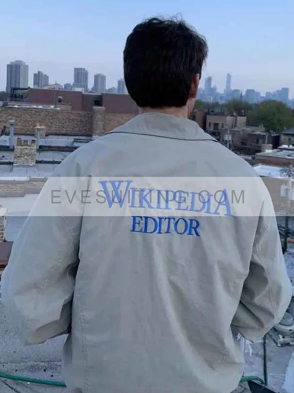 Wikipedia Editor Grey Bomber Jacket