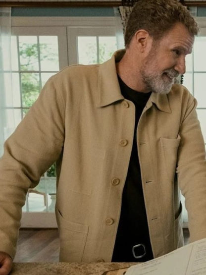 Will Ferrell You’re Cordially Invited 2025 Wool Jacket