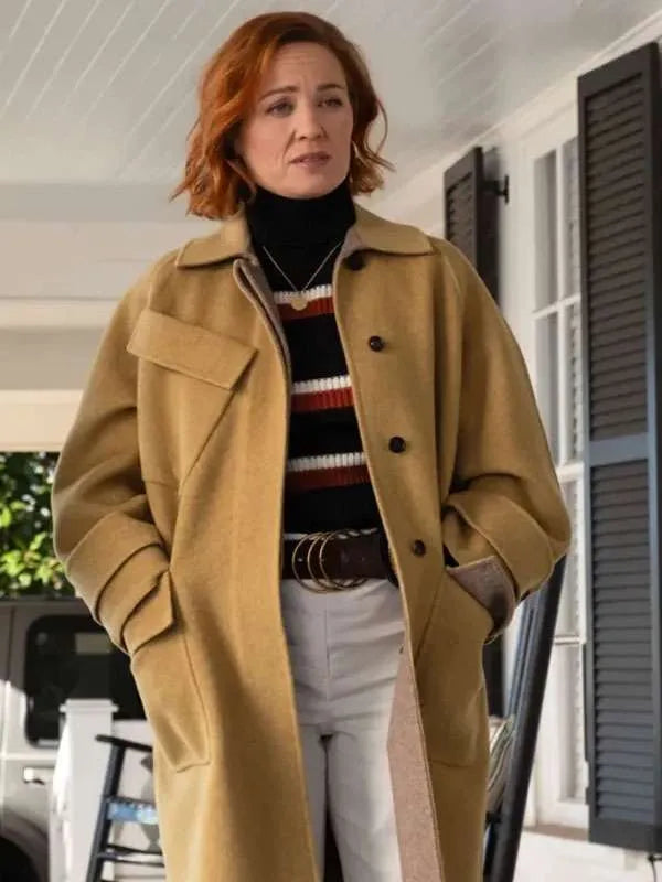 Will Trent S03 Angie Polaski Brown Coat