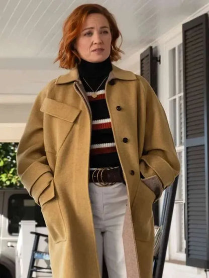 Will Trent S03 Angie Polaski Brown Coat