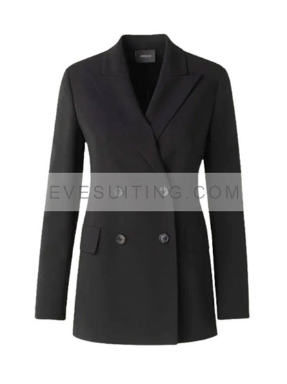 Willa Hayes Yellowstone Black Cotton Coat