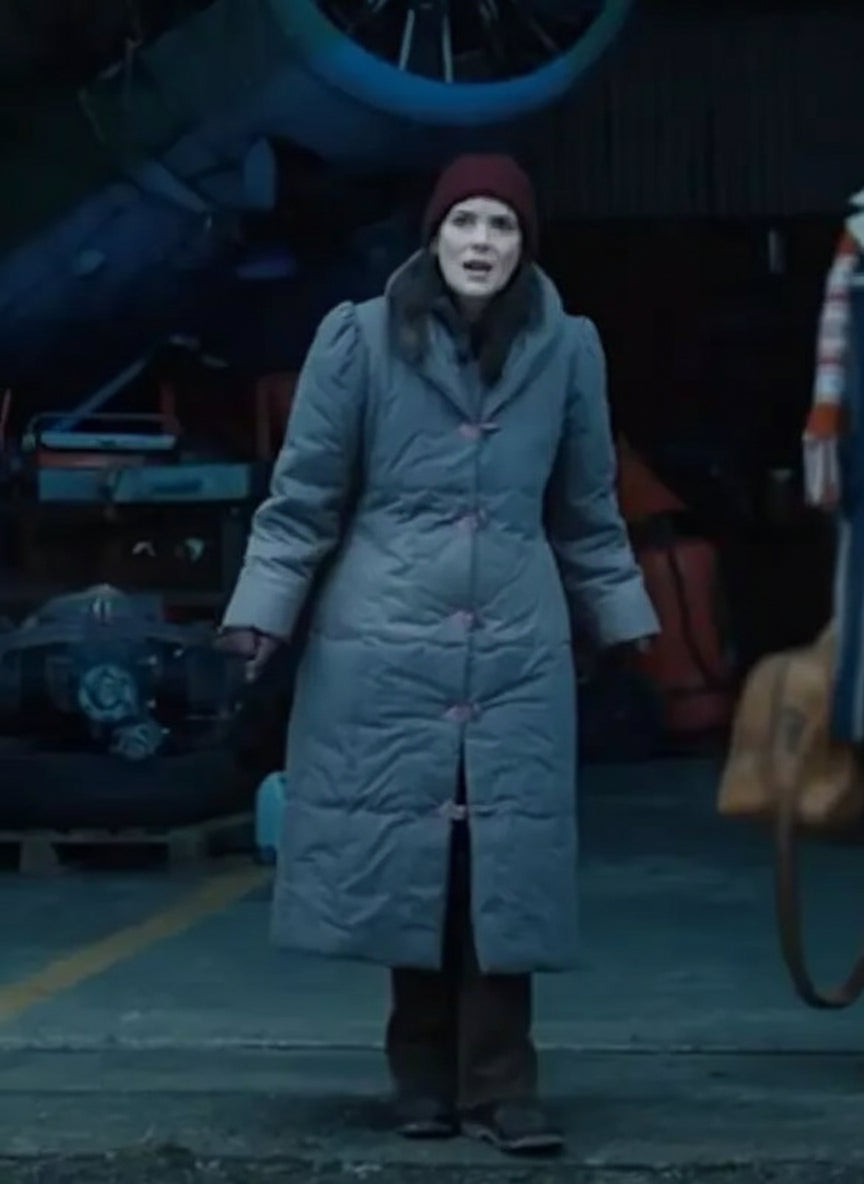 Winona Ryder Stranger Things Season 04 Joyce Byers Grey Coat