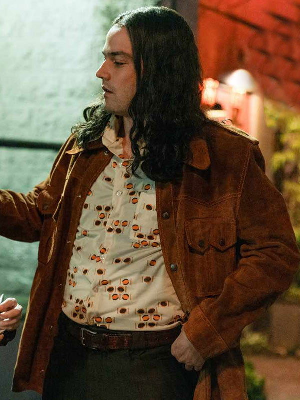 Woman Of The Hour 2024 Daniel Zovatto Brown Jacket