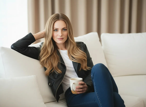 Woman's leather jackets