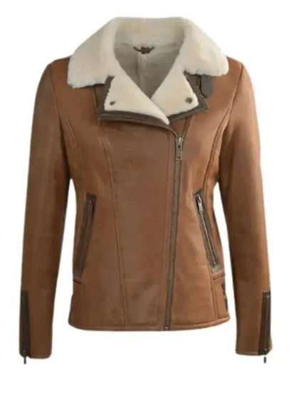 Women's B3 Aviator Sheepskin Leather Jacket