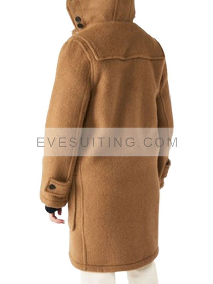 Women's Camel Classic Fit Duffle Coat