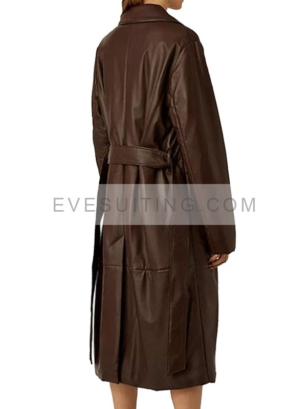 Women's Chocolate Brown Trench Coat