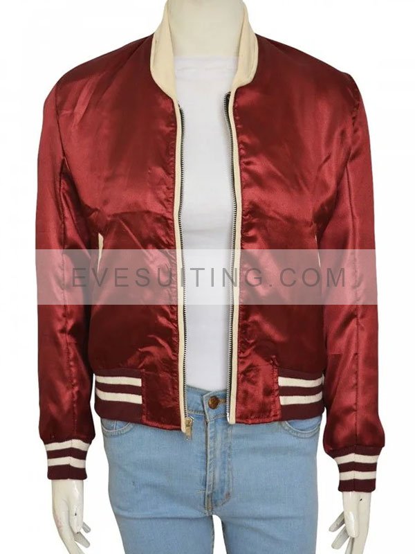 Emma Roberts Nerve Red Bomber Jacket