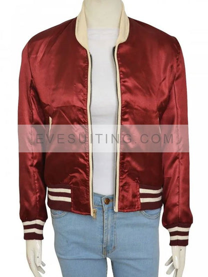 Emma Roberts Nerve Red Bomber Jacket