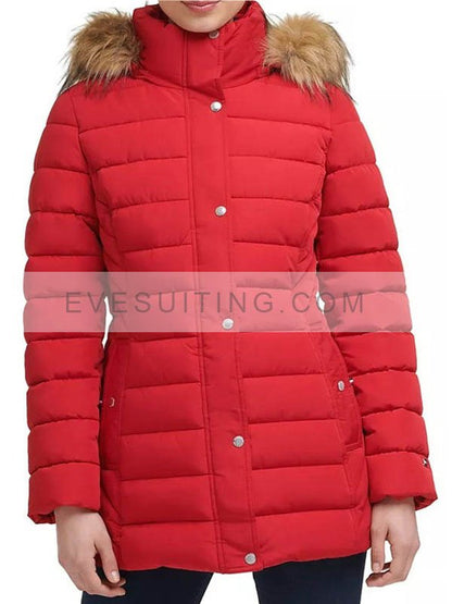 Women's Fur Hooded Coat