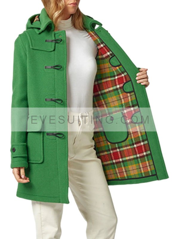 Women's Green Duffle Coat