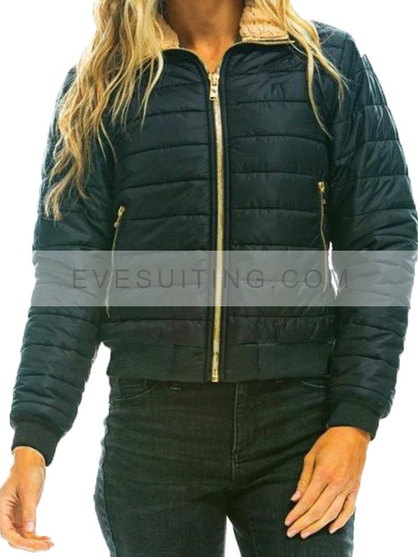 Rainbow Bomber Puffer Jacket