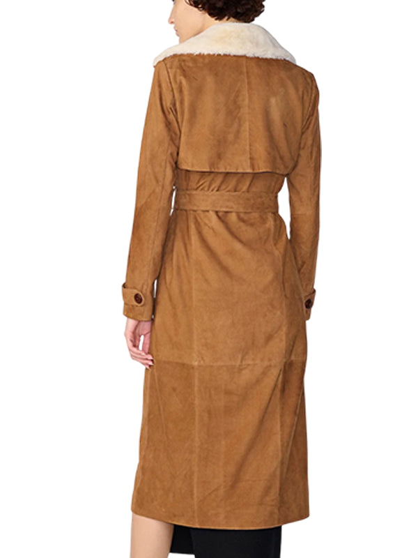 Women's Shearling Leather Coat