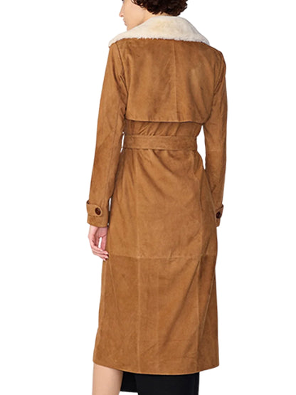 Women's Shearling Leather Coat