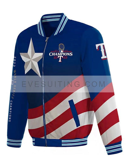 World Series 2023 Texas Rangers Champions Bomber Jacket