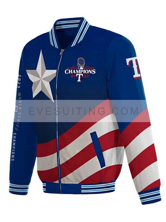 World Series 2023 Texas Rangers Champions Bomber Jacket