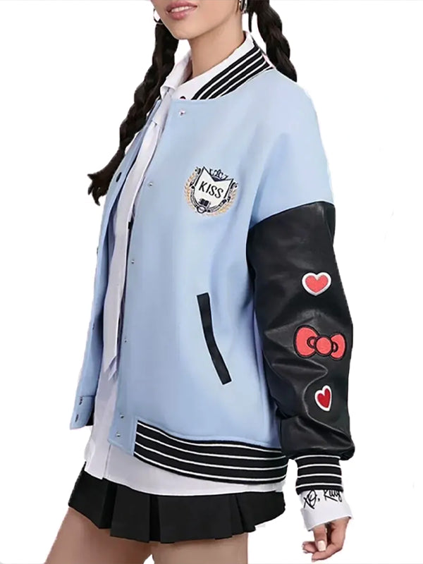 XO Hello Kitty Blue Varsity Jacket