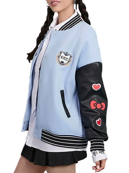 XO Hello Kitty Blue Varsity Jacket