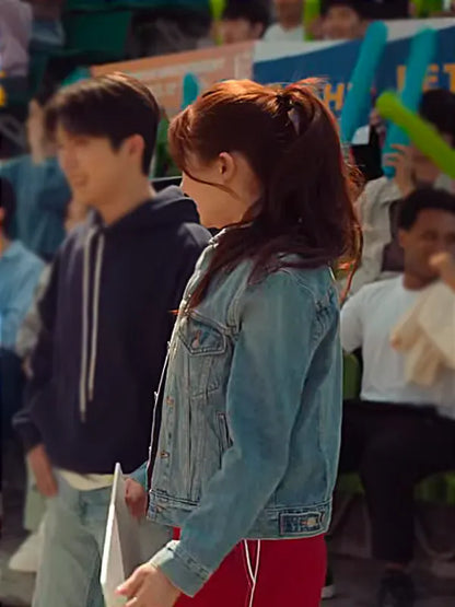 XO Kitty Season 2 Anna Cathcart Denim Jacket