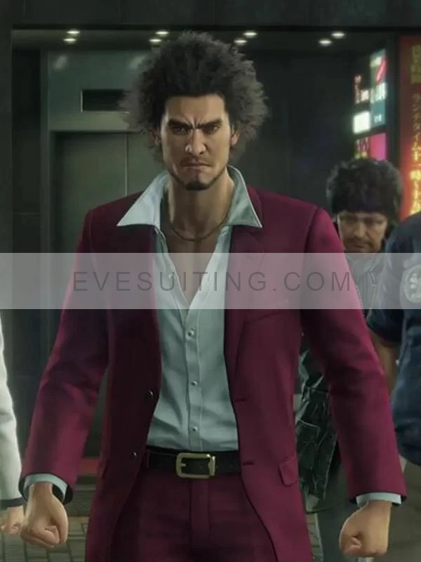 Yakuza Like a Dragon Ichiban Kasuga Maroon Blazer