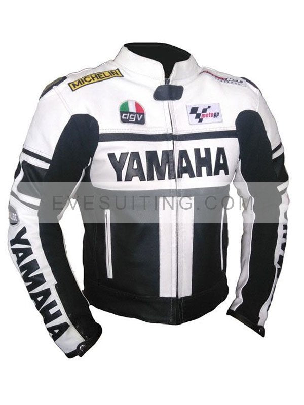 Yamaha Motorcycle Black Leather Jacket