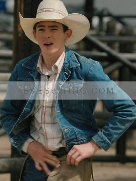 Yellowstone Carter Season 5 Denim Jacket