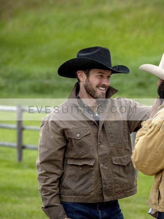 Yellowstone Ian Bohen Season 3 Brown Jacket