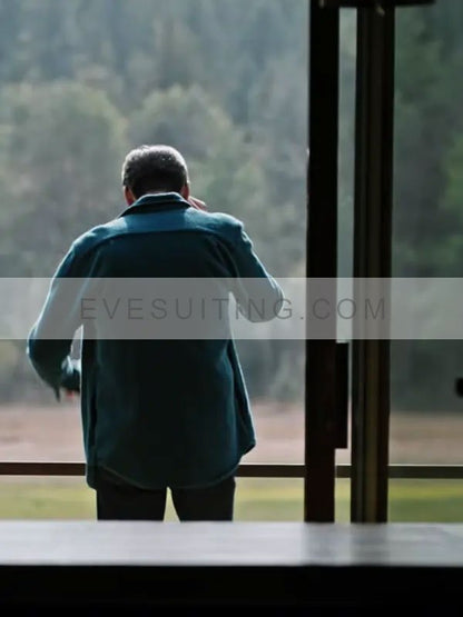 Yellowstone Jamie Dutton S04 Green Wool Jacket