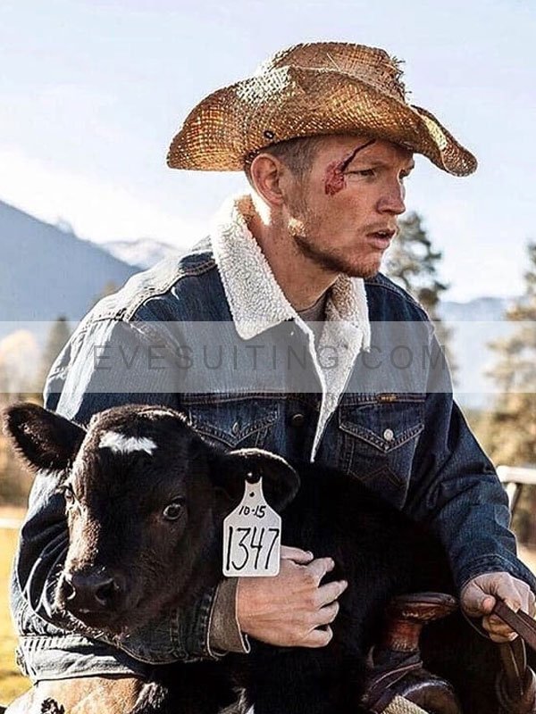 Yellowstone Jimmy Hurdstrom Denim Blue Jacket