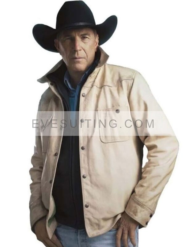 Yellowstone John Dutton Season 5 Cream Jacket