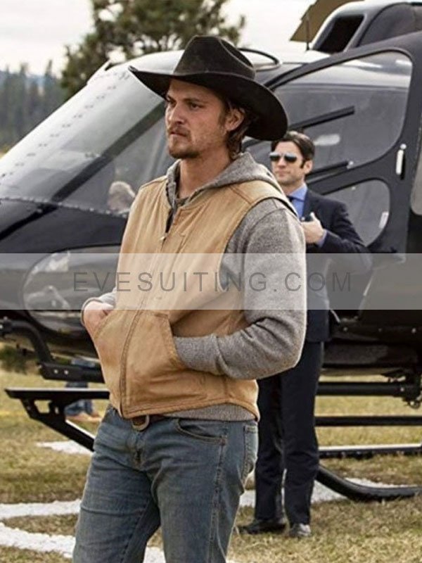 Yellowstone Kayce Dutton Brown Vest