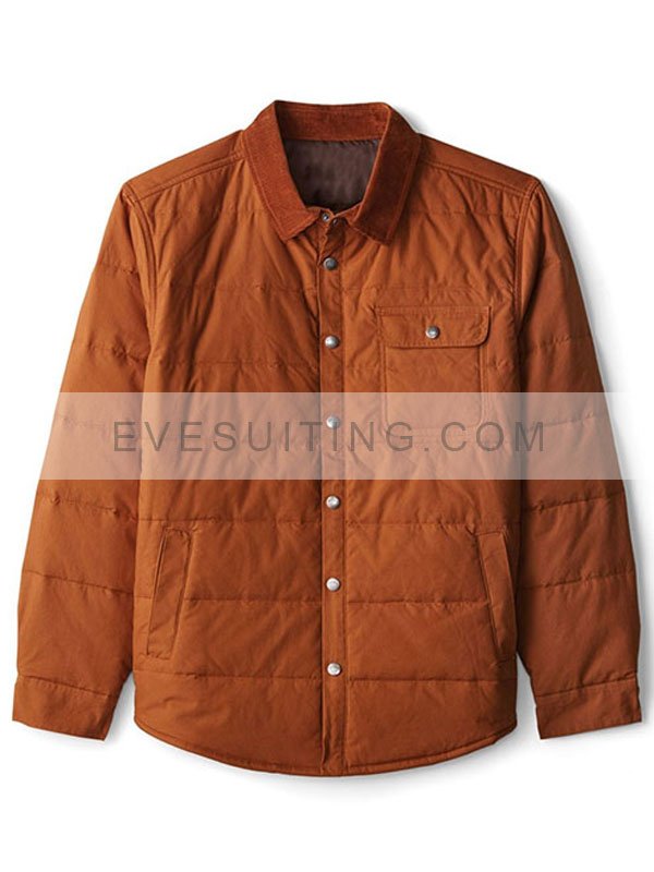 Yellowstone S04 Walker Puffer Brown Jacket