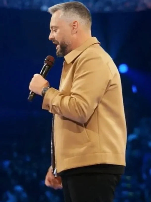 Your Friend Nate Bargatze TV Special 2024 Beige Jacket
