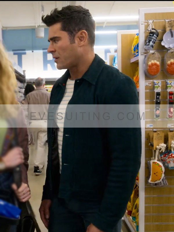 Zac Efron Suede Jacket