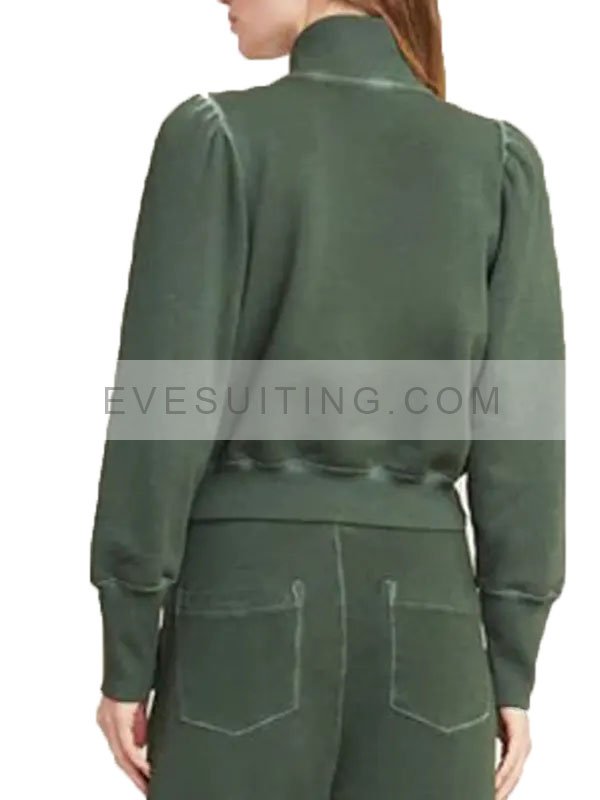 Zibby Allen Tv Series Virgin River S04 Brie Sheridan Green Fleece Jacket
