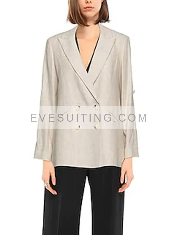 Zibby Allen Virgin River Beige Blazer