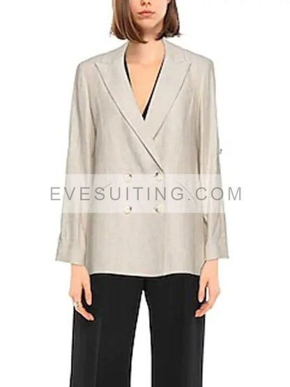 Zibby Allen Virgin River Beige Blazer