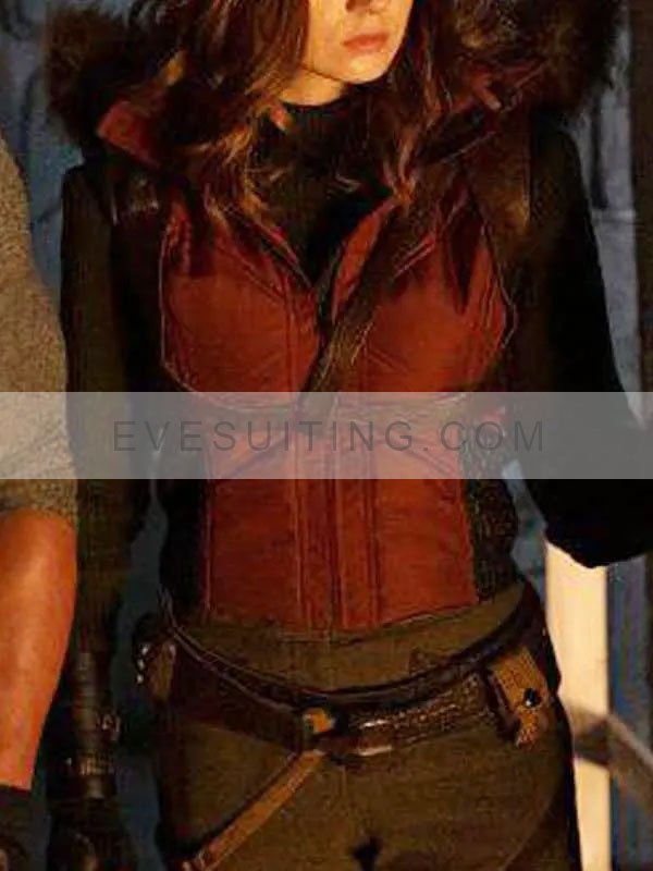 karen Gillan Jumanji The Next Level Leather Vest