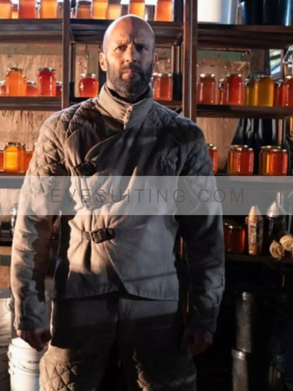 Jason Statham The Beekeeper 2024 Quilted Jacket