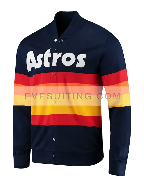 Kate Upton Astros Blue Rainbow Sweater Jacket