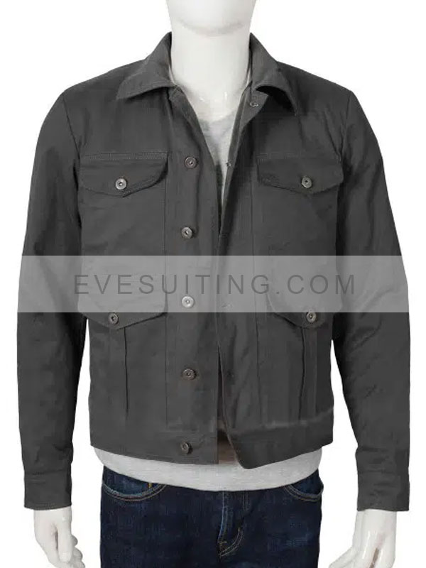 Yellowstone Kevin Costner Grey Cotton Jacket