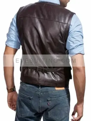 Chris Pratt Jurassic World Owen Grady Leather Vest