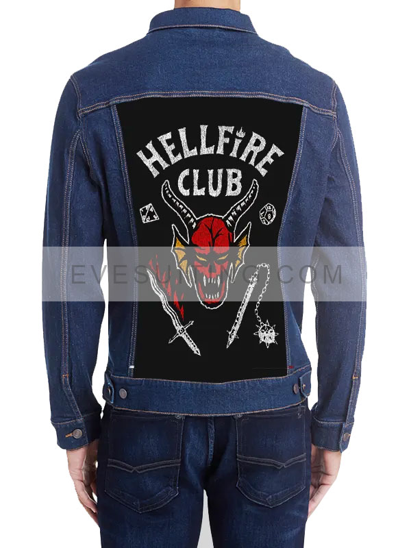 Stranger Things Hellfire Club Denim Jacket