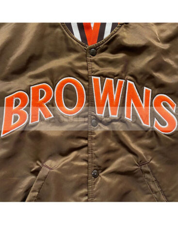 Cleveland Browns Starter Satin Bomber Varsity Jacket