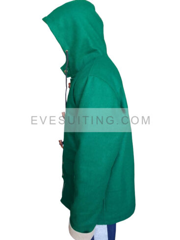 Home Alone Kevin Mccallister Hooded Green Coat