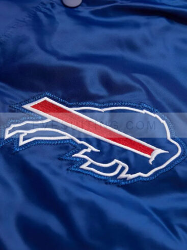 NFL Buffalo Bills Royal Blue  Satin Starter Jacket